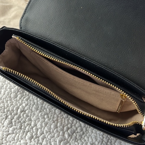 Samara Claire Black Crossbody Bag Apple Vegan Leather - Picture 7 of 9